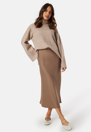 Pella High Waist Midi Skjørt