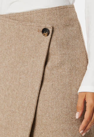 Summer HW Short Wool Mix Skirt