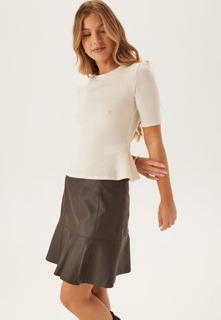 Yascolly Mw Naplon Leather Skirt