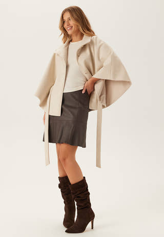 Yascolly Mw Naplon Leather Skirt