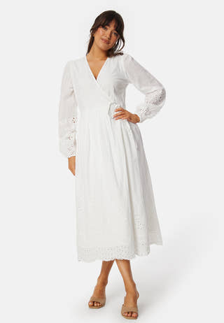 Yasluma LS Long Wrap Dress