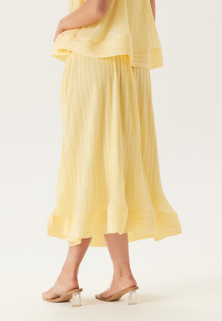 Yasriva High Waist Midi Skjørt