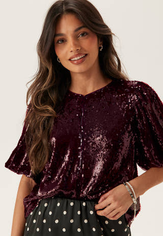 Yasroyalina 2/4 SEQUIN TOP