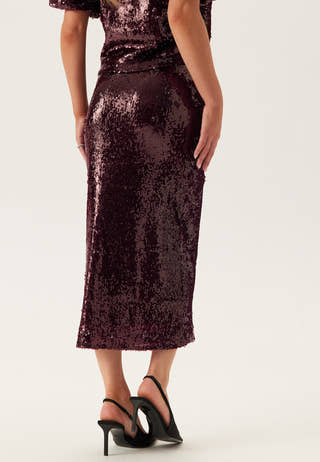 Yasroyalina Hmw Sequin Ankle Skirt
